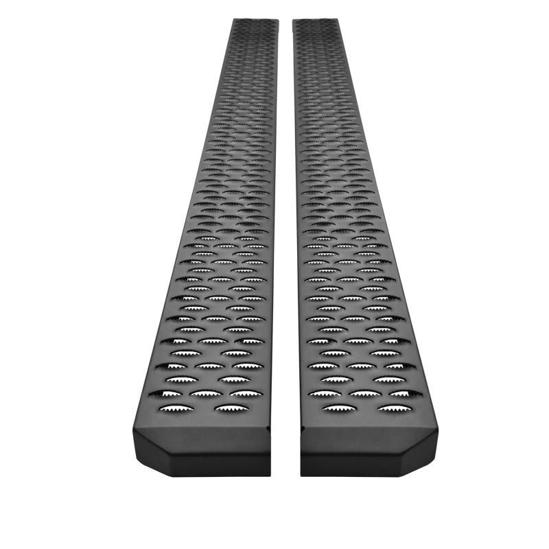Westin Grate Steps Running Boards 86 in - Textured Black Running Boards Westin