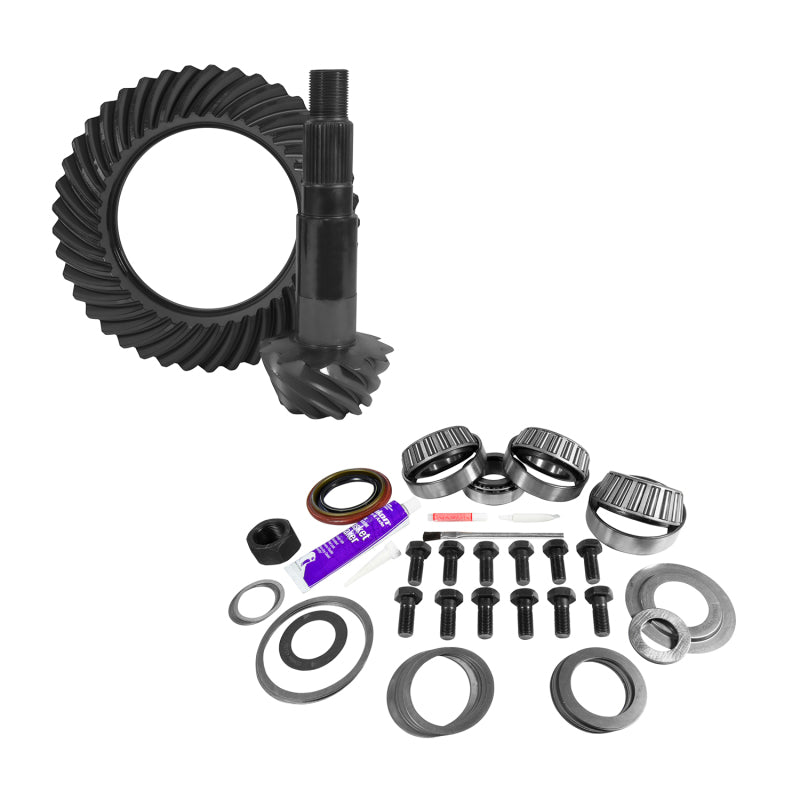 Yukon 11.25in Dana 80 3.54 Rear Ring & Pinion Install Kit 4.125in OD Head Bearing Differential Install Kits Yukon Gear & Axle