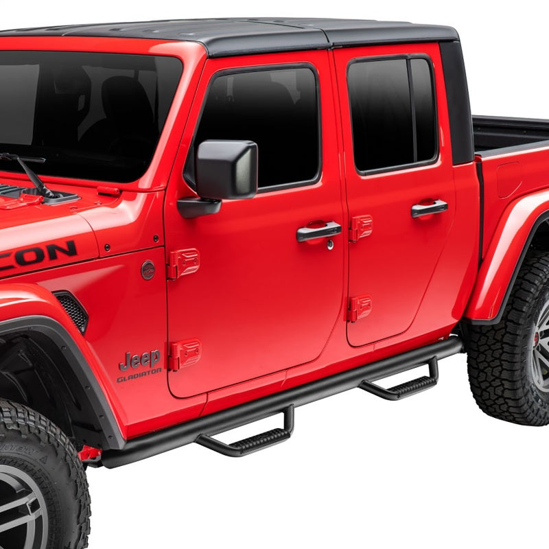 Rugged Ridge Spartan Nerf Bar Black 2020 Jeep Gladiator JT Nerf Bars Rugged Ridge