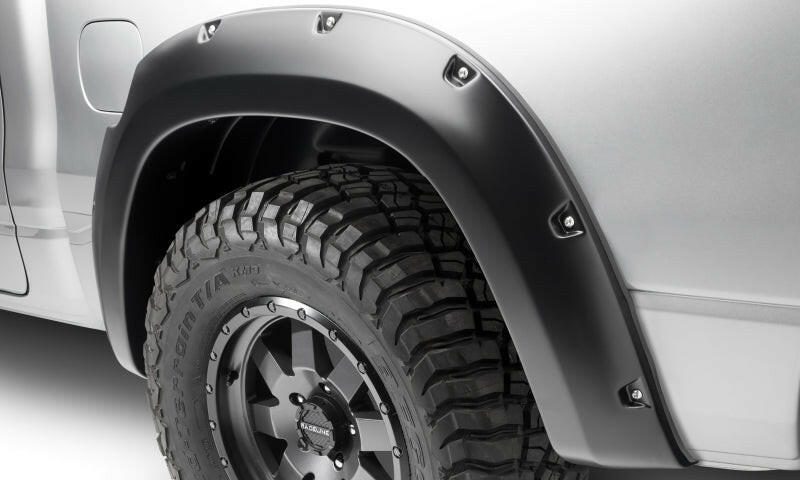Bushwacker 19-22 Dodge Ram 1500 Pocket Style Rear Flares 2pc - Black Fender Flares Bushwacker
