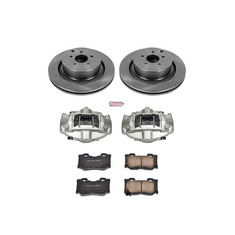 Power Stop 09-13 Infiniti FX50 Rear Autospecialty Brake Kit w/Calipers Brake Kits - OE PowerStop