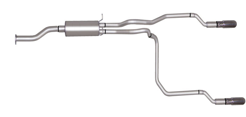 Gibson 98-99 Chevrolet S10 Base 4.3L 1.75in Cat-Back Dual Split Exhaust - Aluminized Catback Gibson