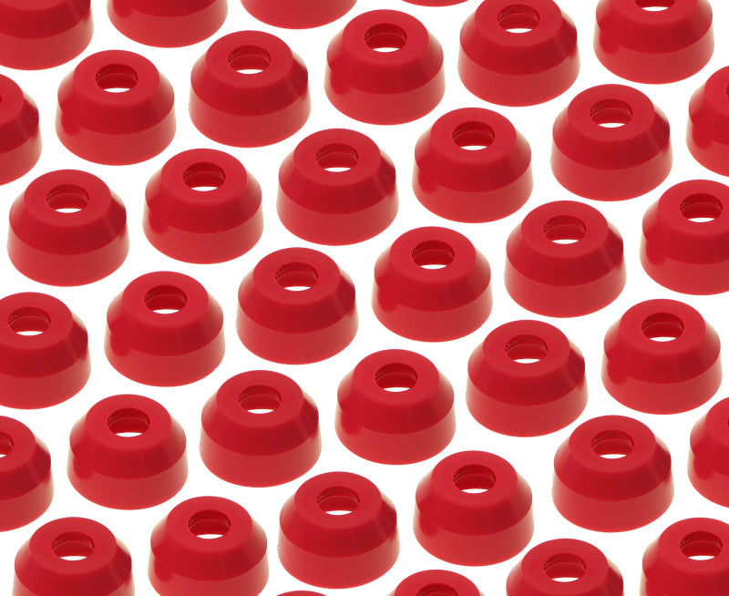 Prothane Universal Tie Rod End Boots .650X1.625in - Red Bushing Kits Prothane