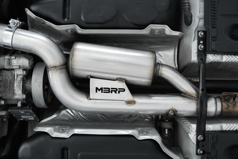 MBRP 15-19 VW Golf R MK7/MK7.5 3in T304 Cat Back Exhaust w/ Carbon Fiber Tips Catback MBRP