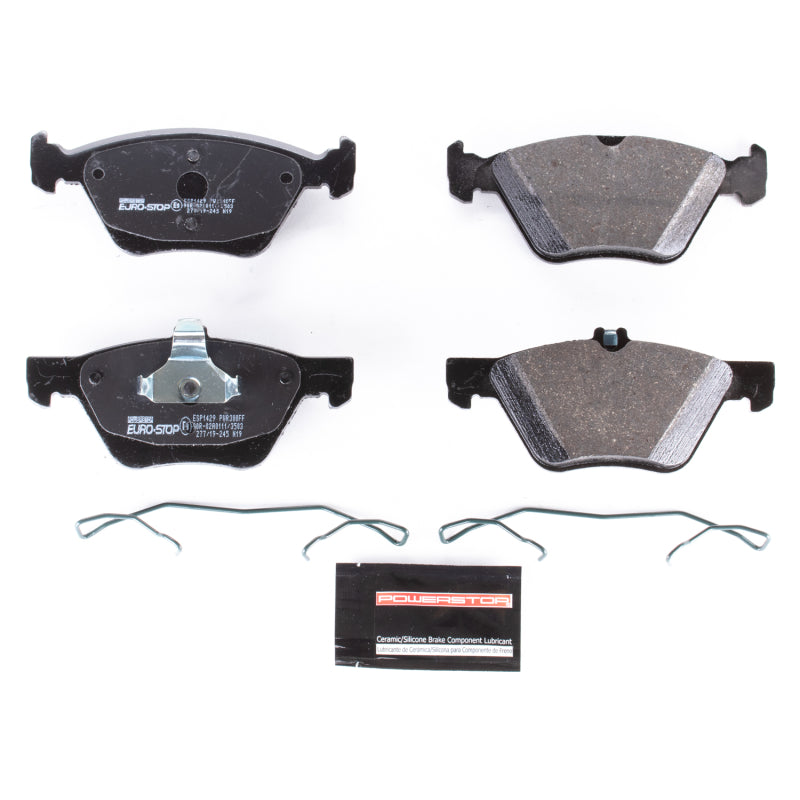 Power Stop 06-09 Mercedes-Benz E350 Euro-Stop ECE-R90 Front Brake Pads Brake Pads - OE PowerStop