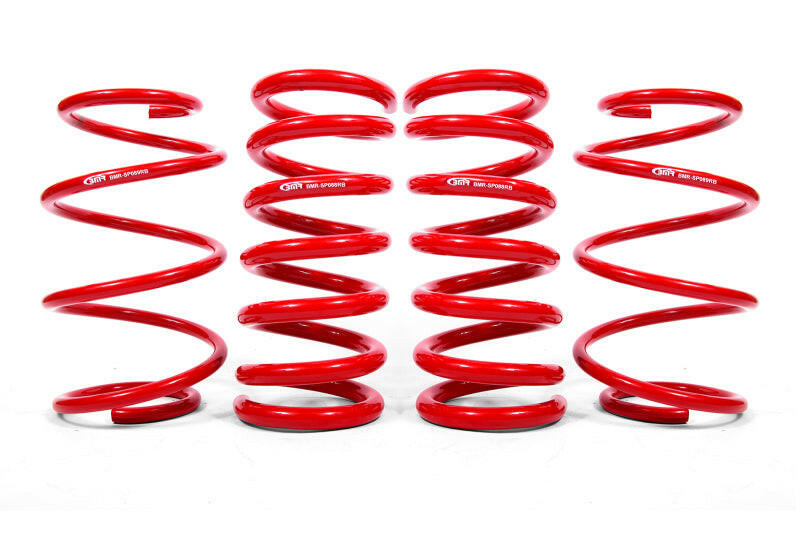 BMR 15-20 Ford Mustang S550 Lowering Spring Kit (Set Of 4) - Red Lowering Springs BMR Suspension