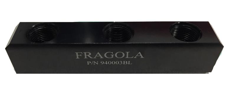 Fragola -10AN Female Three Port Fuel Pressure Log Fuel Filters Fragola