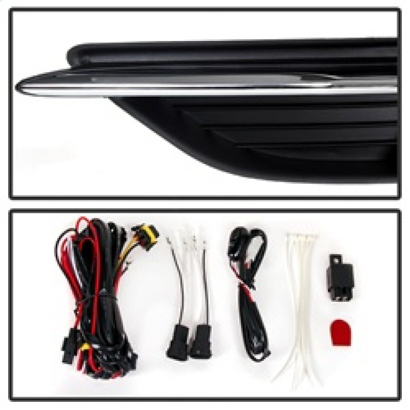 Spyder Chrysler 200 2011-2014 OEM Fog Light W/Universal Switch- Clear FL-C20011-C Fog Lights SPYDER