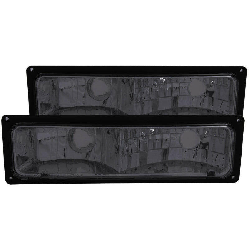 ANZO 1988-1998 Chevrolet C1500 Euro Parking Lights Smoke Lights Corner ANZO