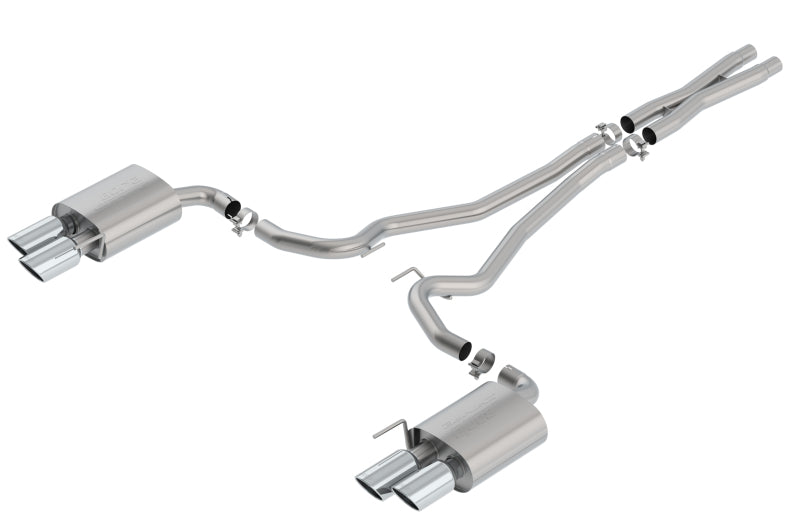 Borla S-Type Cat Back 18-20 Ford Mustang GT Convertible 2.5in pipe 4in tip Catback Borla