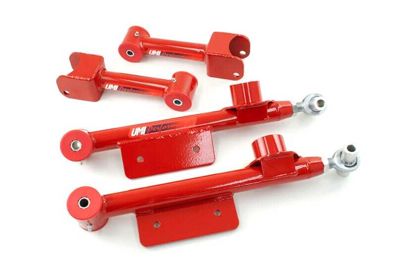 UMI Performance 79-98 Ford Mustang Upper & Lower Rear Control Arms Kit Control Arms UMI Performance