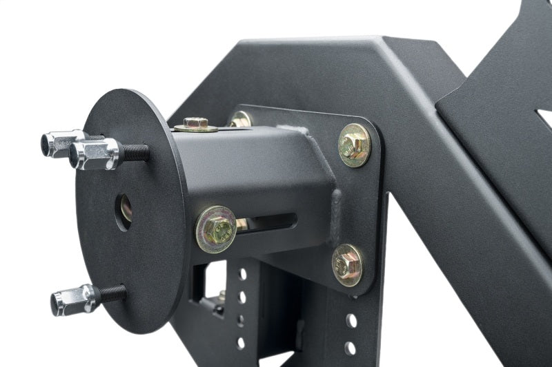 Rugged Ridge 07-18 Jeep Wrangler (JK/JKU) XOR Rear Bumper w/Swing Out Tire Carrier - Tex. Blk Bumpers - Steel Rugged Ridge