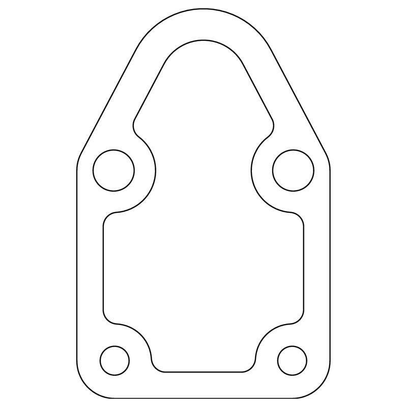 Cometic Chrysler/Ford/GM Fuel Pump Gasket .031in Fiber - 4 Bolt - 10 Pack Head Gaskets Cometic Gasket