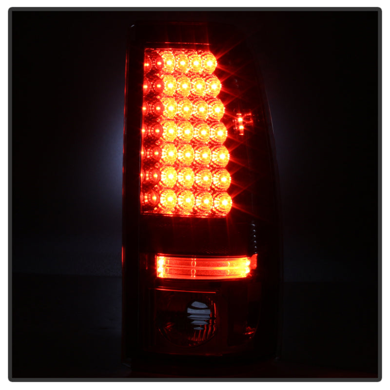 Spyder Chevy Silverado 1500 03-06 (Not Fit Stepside)LED Tail Lights Red Clear ALT-YD-CS03-LED-RC Tail Lights SPYDER