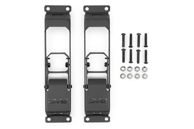 DV8 Offroad 07-23 Jeep Gladiator/Wrangler JT/JK/JL Hinge Mounted Step Side Steps DV8 Offroad