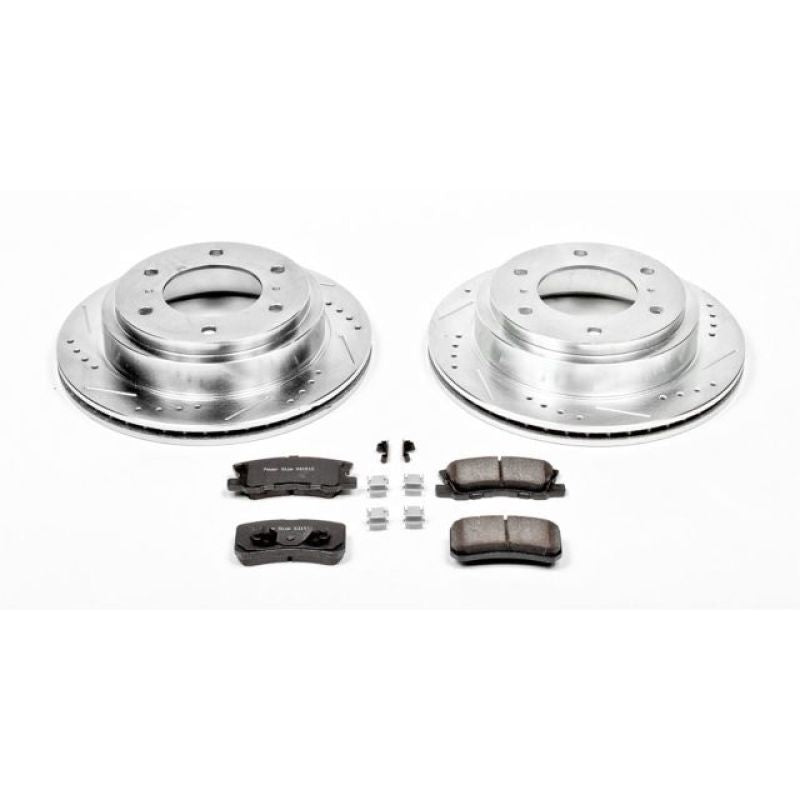 Power Stop 01-06 Mitsubishi Montero Rear Z23 Evolution Sport Brake Kit Brake Kits - Performance D&S PowerStop