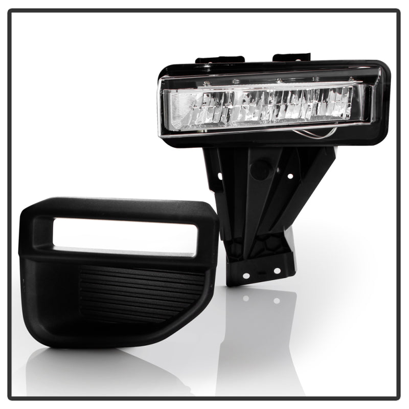Spyder 20-22 Ford F250/F350 Super Duty OEM Full LED Fog Lights W/ Switch - Clear Fog Lights SPYDER