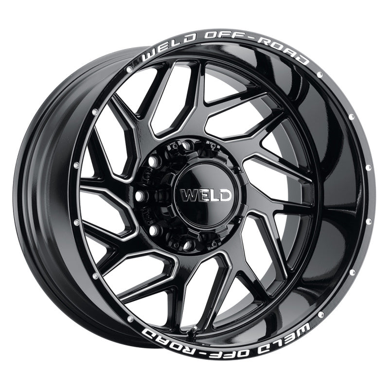 Weld Off-Road W117 20X12 Fulcrum 8X170 ET-44 BS4.75 Gloss Black MIL 125.1 Wheels - Cast Weld