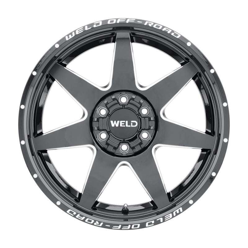 Weld Off-Road W109 20X10 Retaliate 5X139.7 5X150 ET-18 BS4.75 Gloss Black MIL 110.2 Wheels - Cast Weld