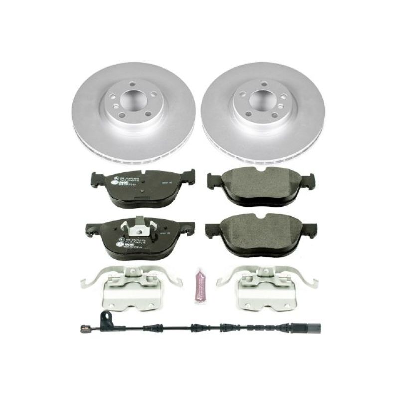 Power Stop 10-13 BMW X5 Front Euro-Stop Brake Kit Brake Kits - OE PowerStop