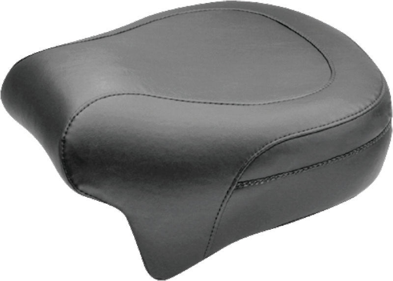 Mustang 08-21 Harley Electra Glide,Rd Glide,Rd King,Str Glide Lowdown Touring Passenger Seat - Black Passenger Motorcycle Seats Mustang Motorcycle