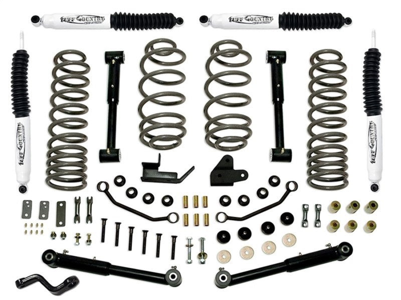 Tuff Country 97-06 Jeep Wrangler TJ 4in Lift Kit EZ-Flex (SX8000 Shocks) Lift Kits Tuff Country