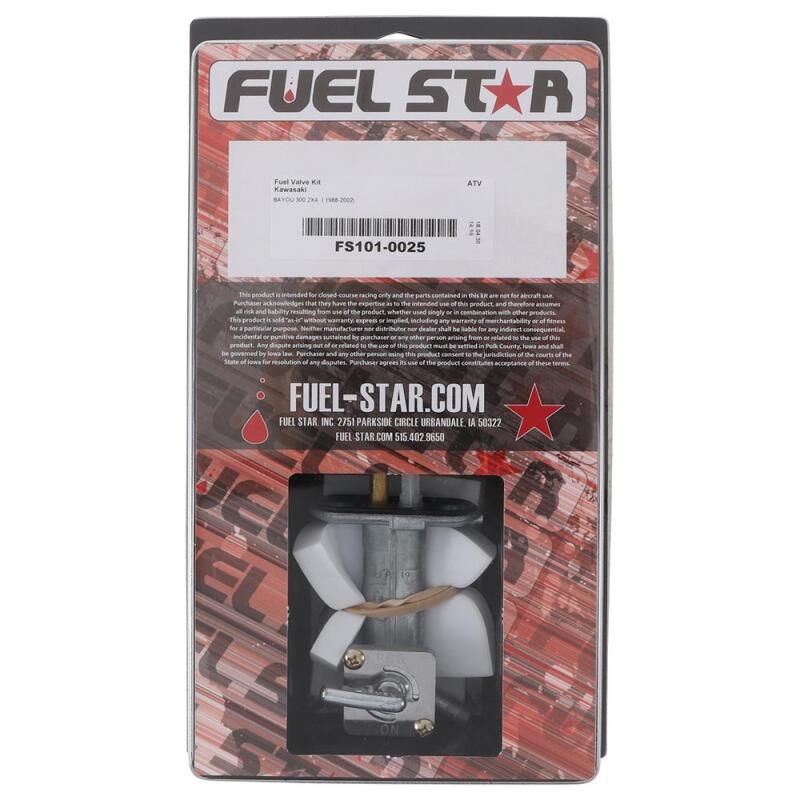 All Balls Racing 88-00 KLF 300 B Bayou 2x4 Fuel Valve Kit Control Arms All Balls Racing