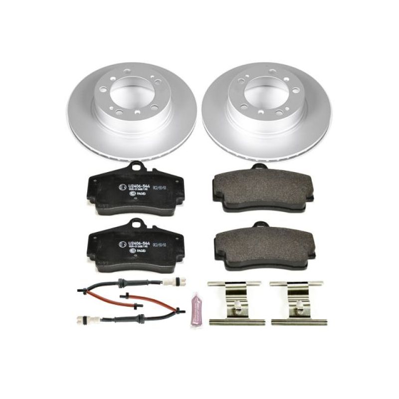 Power Stop 97-04 Porsche Boxster Rear Euro-Stop Brake Kit Brake Kits - OE PowerStop