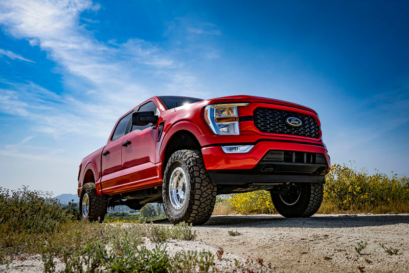 ICON 21-23 Ford F150 4WD 3.5-4.5in Stage 1 Suspension System With Tubular Upper Control Arms Coilovers ICON