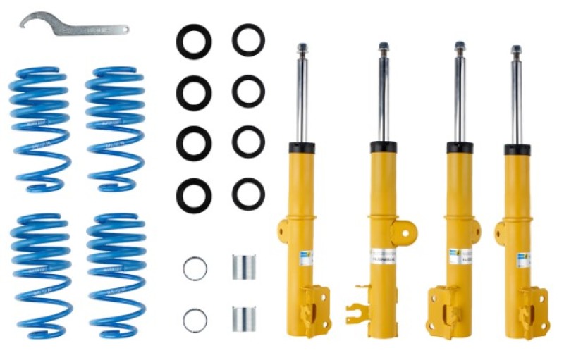 Bilstein B14 (PSS) 16-18 Fiat 500X 2WD Front & Rear Performance Suspension Coilovers Bilstein