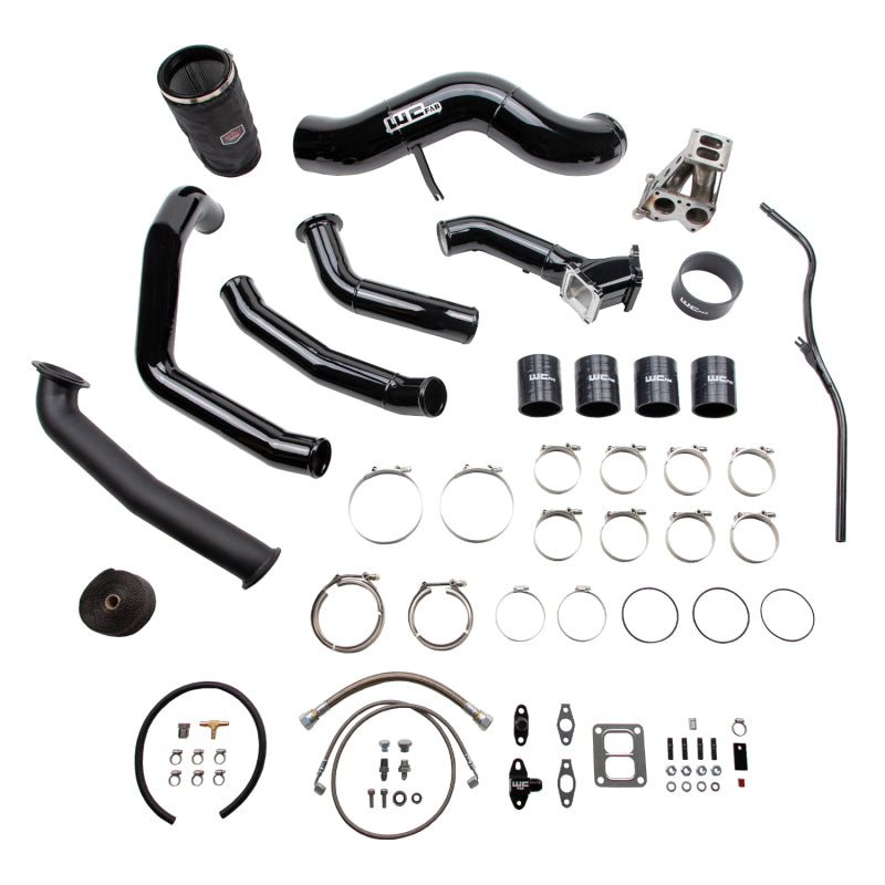 Wehrli 01-04 LB7 Duramax S400 Single Turbo Install Kit - Illusion Blueberry Intercooler Pipe Kits Wehrli