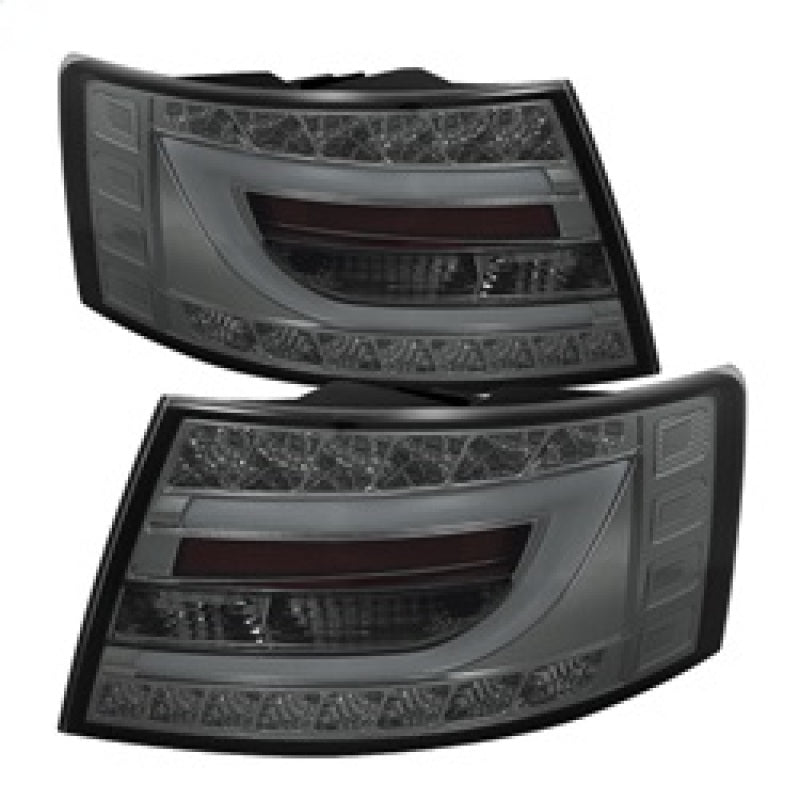 Spyder Audi A6 05-08 4Dr Sedan Light Bar LED Tail Lights Smke ALT-YD-AA605-LBLED-SM Tail Lights SPYDER