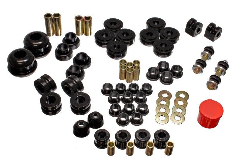 Energy Suspension 95-99 Dodge Neon FWD Black Hyper-flex Master Bushing Set Bushings - Full Vehicle Kits Energy Suspension