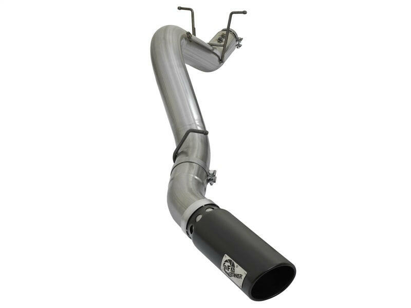 aFe LARGE BORE HD 5in 409-SS DPF-Back Exhaust w/Black Tip 2017 GM Duramax V8-6.6L (td) L5P DPF Back aFe