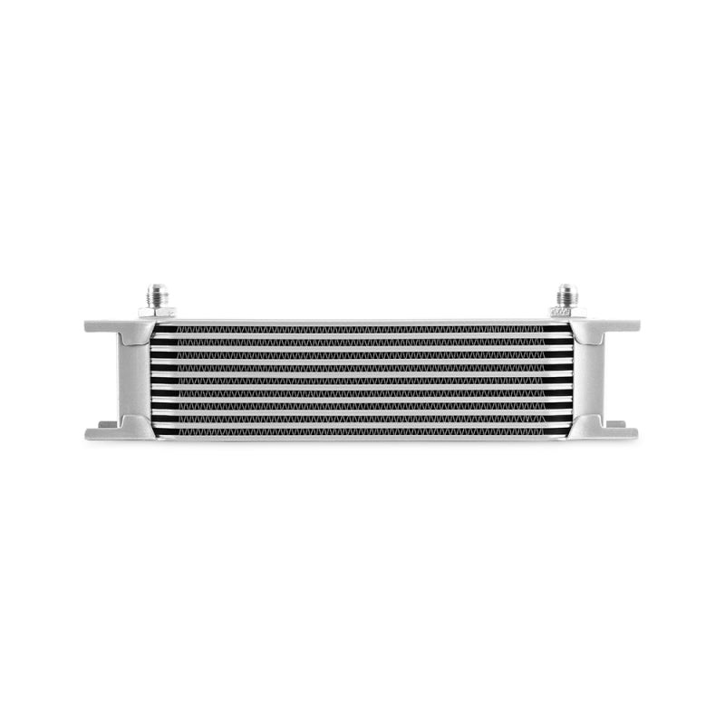 Mishimoto Universal -6AN 10 Row Oil Cooler - Silver Oil Coolers Mishimoto