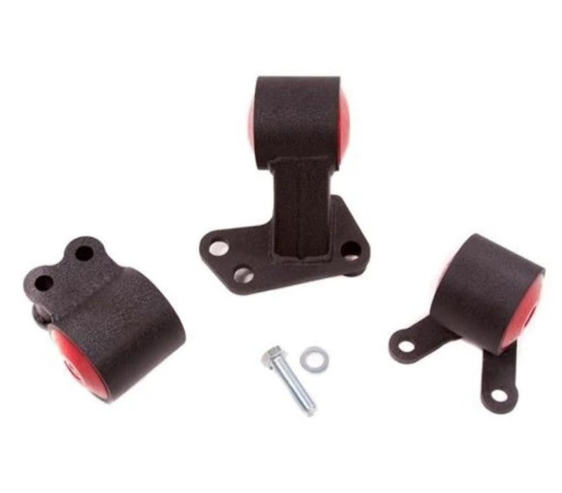 Innovative 94-01 Integra B-Series Black Steel Mounts 95A Bushings (Auto to Manual Hydro) Engine Mounts Innovative Mounts