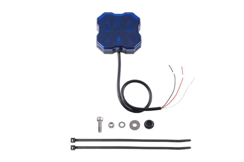 Diode Dynamics Stage Series Single Color LED Rock Light - Blue Hookup (one) Light Accessories and Wiring Diode Dynamics