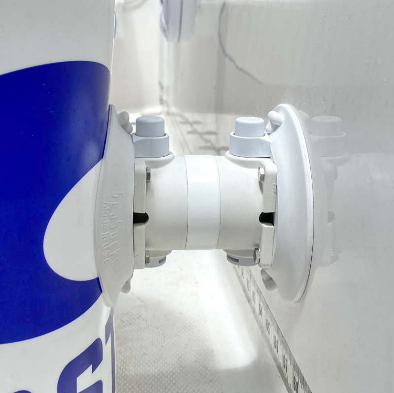 SeaSucker 6in. Double Tap - White (SeaSuckers are Back to Back) Mounts - Hooks/Handles/Utility SeaSucker