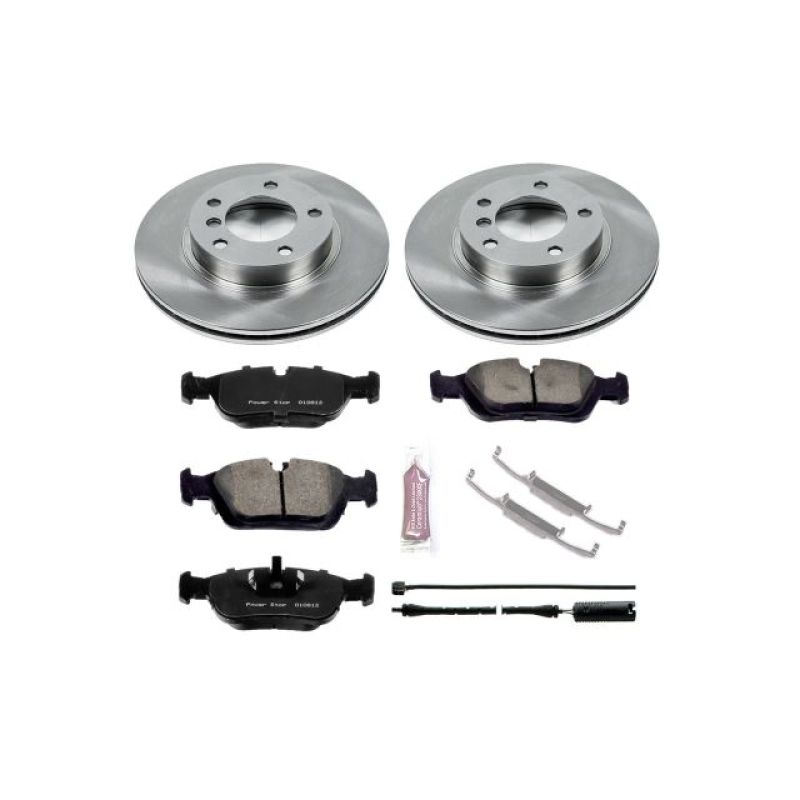 Power Stop 92-98 BMW 318i Front Autospecialty Brake Kit Brake Kits - OE PowerStop