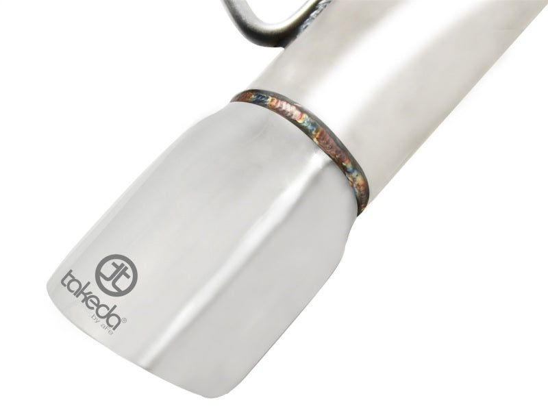 aFe Takeda Exhaust Cat-Back 304 Stainless Steel 11-14 Nissan Juke L4 1.6L (t) Polished Tip Catback aFe