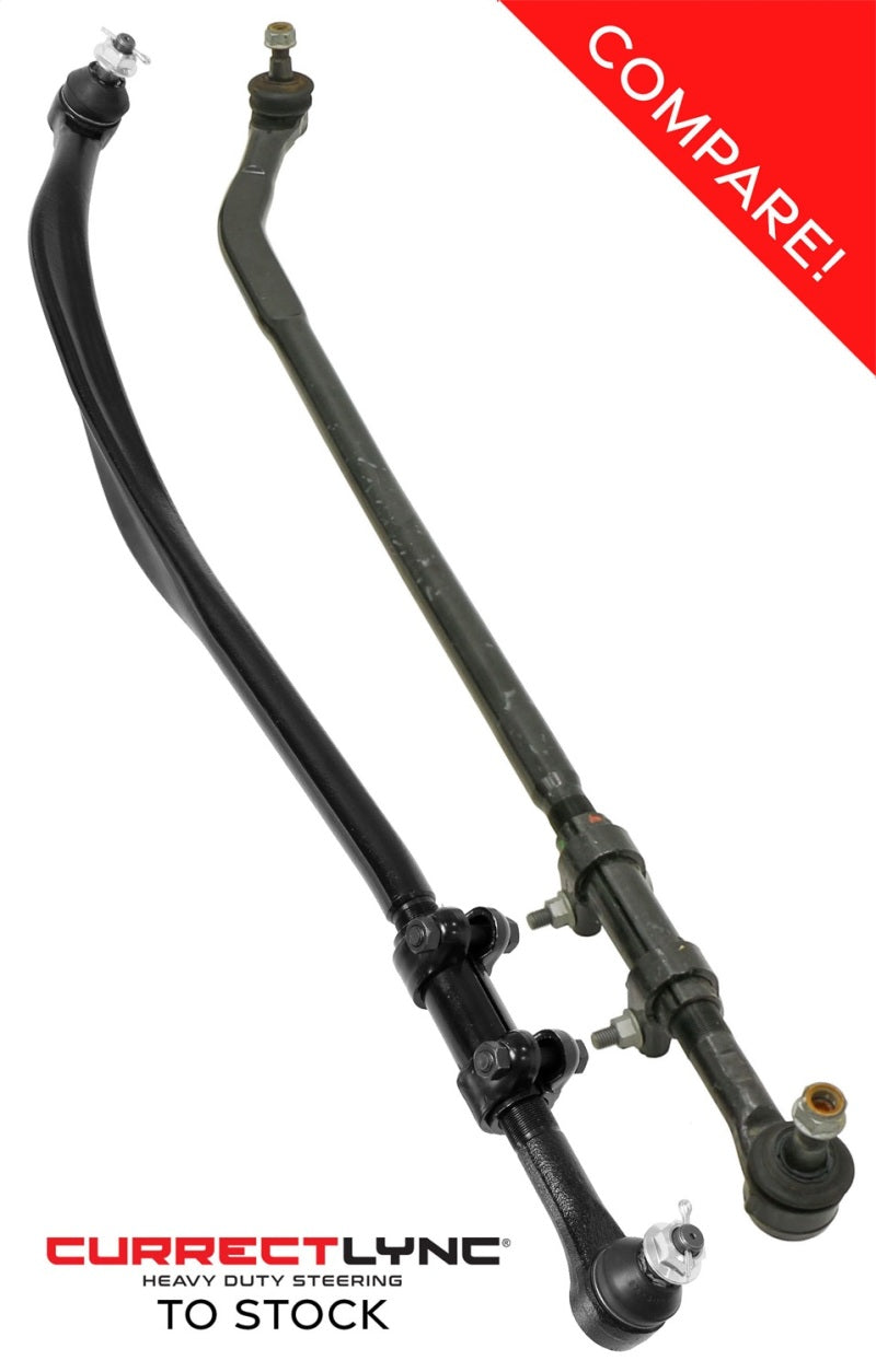 RockJock JK Currectlync Steering System w/ Hardware Mounting Kit Steering Knuckles & Spindles RockJock