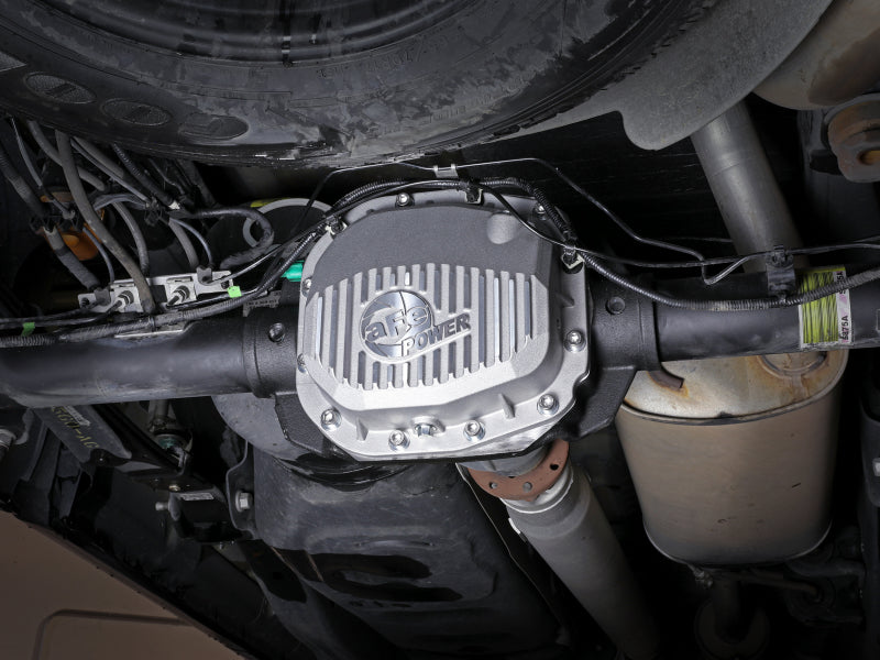 aFe Street Series Rear Differential Cover Raw w/ Fins 15-19 Ford F-150 (w/ Super 8.8 Rear Axles) Diff Covers aFe