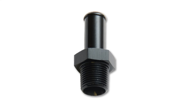 Vibrant 3/4in NPT to 3/4in Barb Straight Fitting - Aluminum Fittings Vibrant