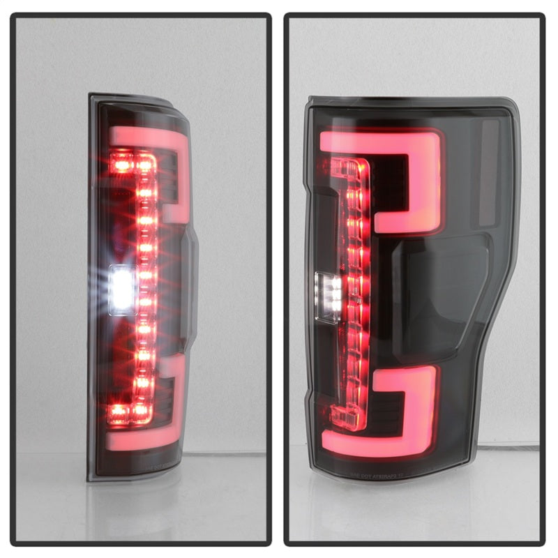 Spyder 17-18 Ford F-250 Super Duty (Excl LED Models) LED Tail Lights - Blk Smk (ALT-YD-FS17-LED-BSM) Tail Lights SPYDER