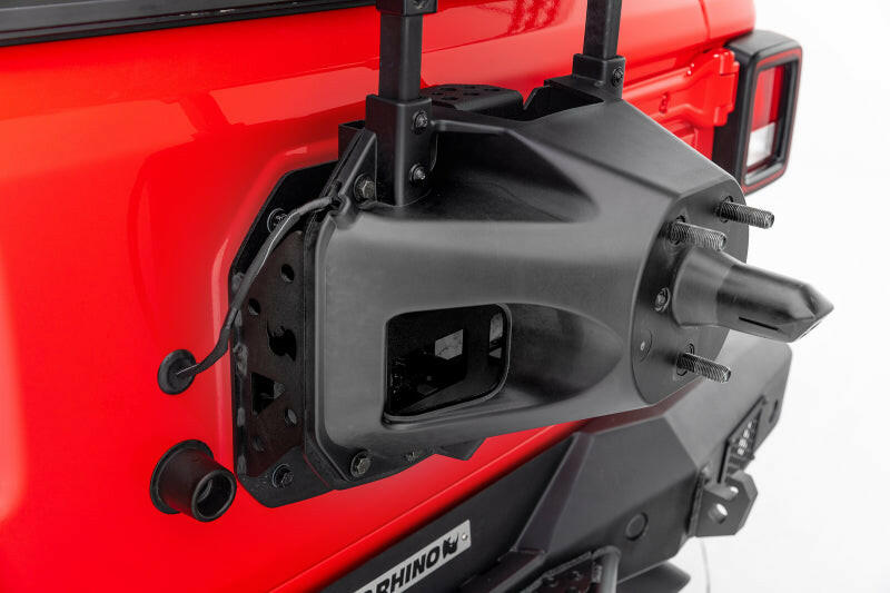 Go Rhino 18-20 Jeep Wrangler JL/JLU Rockline Spare Tire Relocation Bumpers - Steel Go Rhino