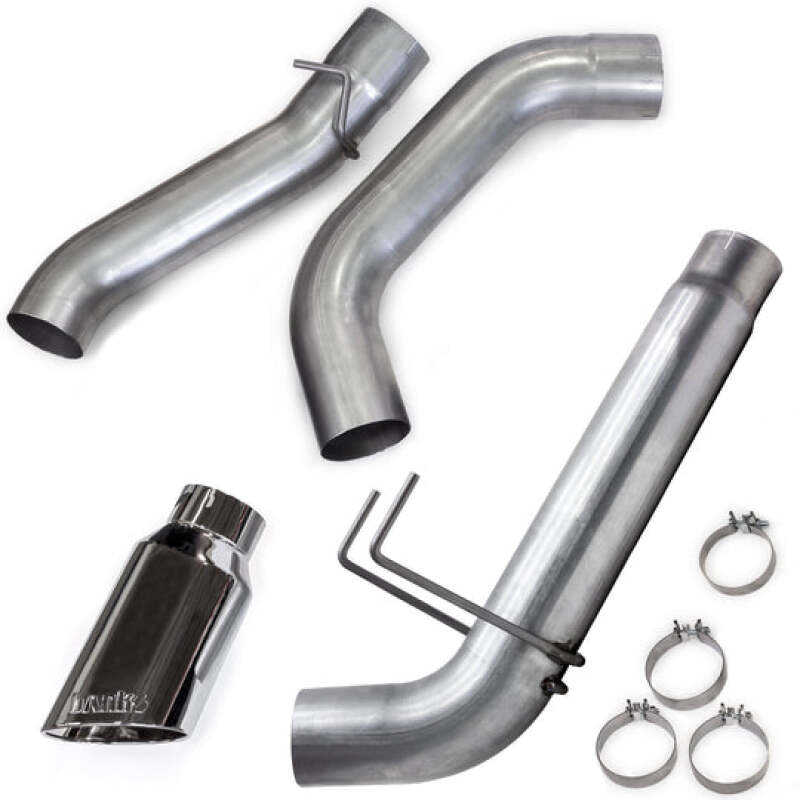 Banks Power 19-23 Dodge RAM Monster Exhaust 5.0in Single 6.7L MCSB DRW w/ SideKick S/S Chrome Tip Catback Banks Power