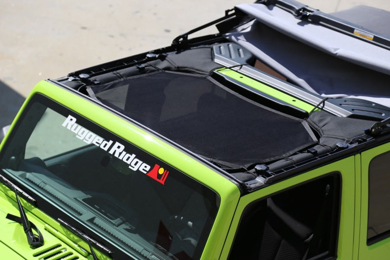 Rugged Ridge Eclipse Sun Shade Front 07-18 Jeep Wrangler JK Car Covers Rugged Ridge