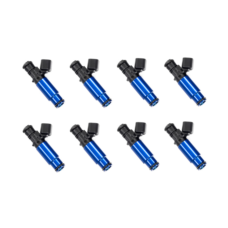 Injector Dynamics 1300cc High Impedance Injector - 60mm Length - 14mm Blue Bottom - Set of 8 Fuel Injectors - Single Injector Dynamics