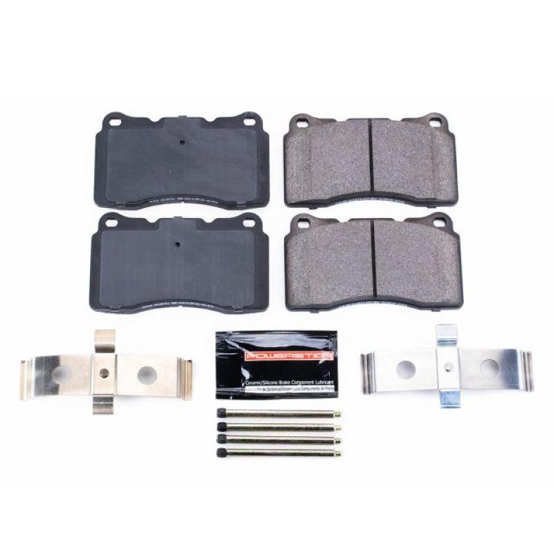 Power Stop 04-07 Volvo V70 Front Z23 Evolution Sport Brake Pads w/Hardware Brake Pads - Performance PowerStop