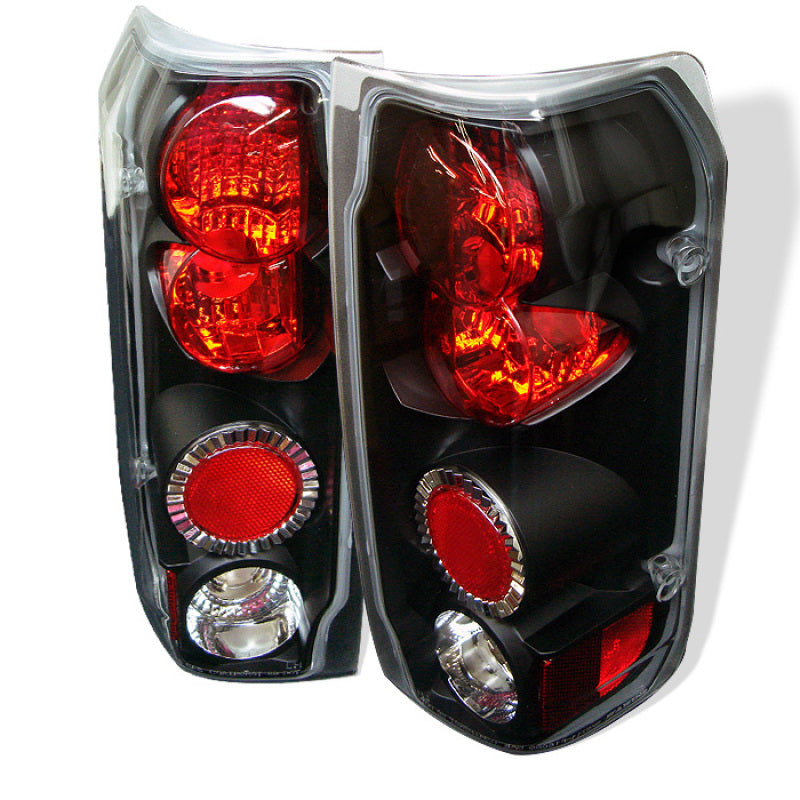 Spyder Ford F150 87-96/Ford Bronco 88-96 Euro Style Tail Lights Black ALT-YD-FF15089-BK Tail Lights SPYDER